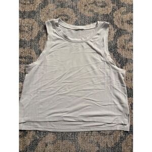 Lululemon Train to Be Tank Top White Size 6 Excellent Condition